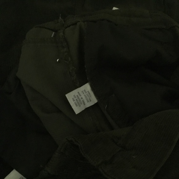 🌹HOST PICK🌹ANGEL KISS GREEN CORDUROY CARGO LOOSE/100%COTTON PANTS/SIZE 9/29/NWOT - Picture 9 of 11